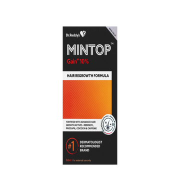 Mintop Gain Plus 10% Topical Solution, 60ml