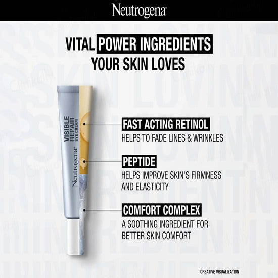 Neutrogena Visible Repair Eye Cream With Retinol, 15gm