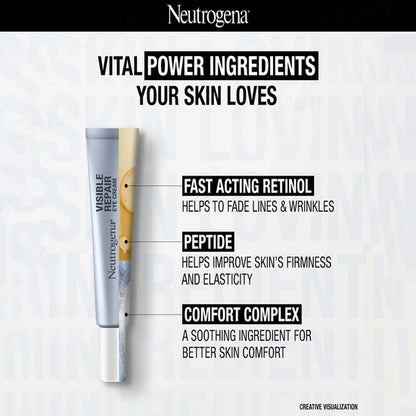 Neutrogena Visible Repair Eye Cream With Retinol, 15gm