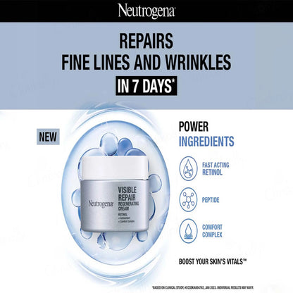 Neutrogena Visible Repair Regenerating Cream With Retinol, 50gm