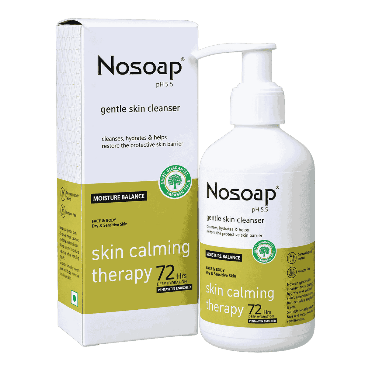 Nosoap Gentle Face & Body Cleanser