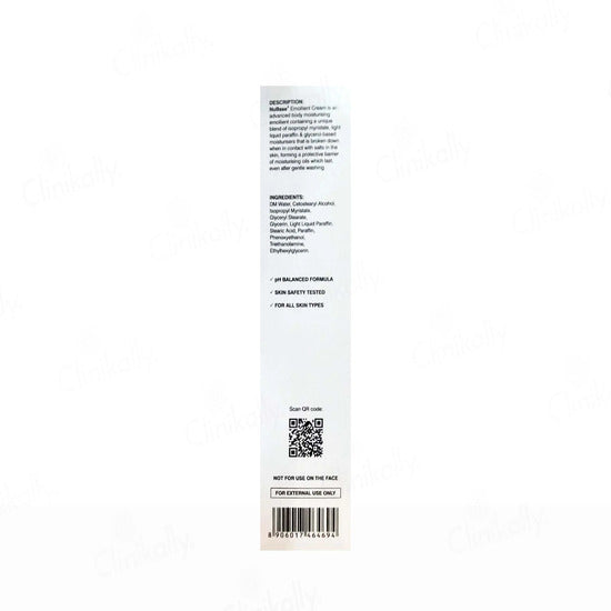 NuBase Moisturising Emollient Cream For Dry Skin, 100gm