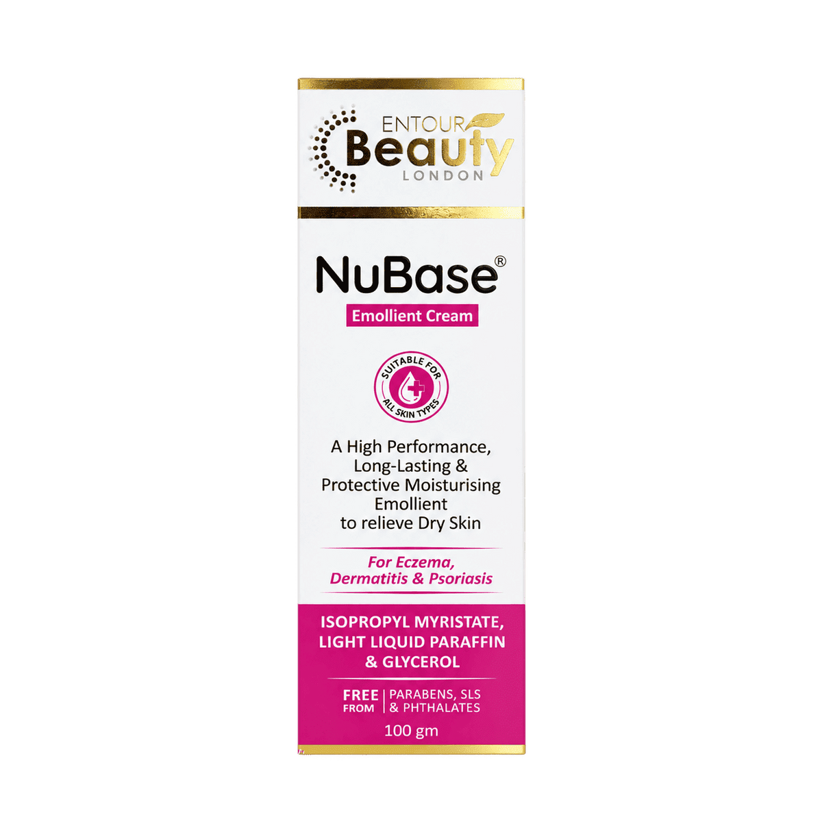 NuBase Moisturising Emollient Cream For Dry Skin 100gm