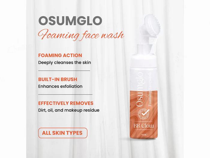 Osumglo BB Glow Deep Cleansing Foaming Face Wash, 120ml
