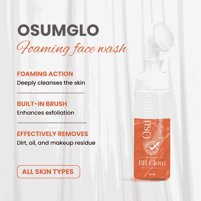 Osumglo BB Glow Deep Cleansing Foaming Face Wash 120ml