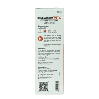 Palsons Renewderm Vit C Face Toning Mist 100ml