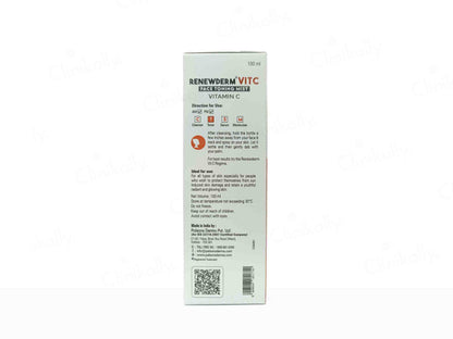Palsons Renewderm Vit C Face Toning Mist, 100ml