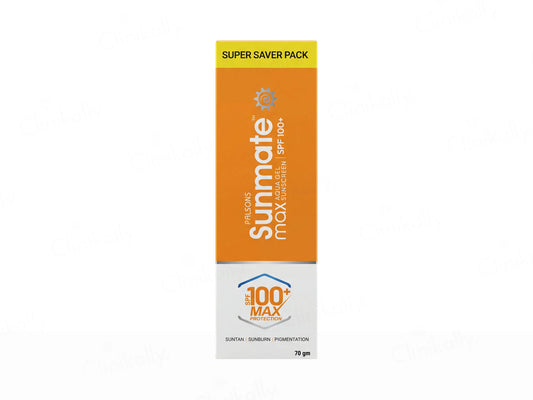 Sunmate Max Aqua Sunscreen Gel spf 100+ 70gm