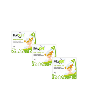 Parasoft Baby Bathing Bar, 75gm x 3