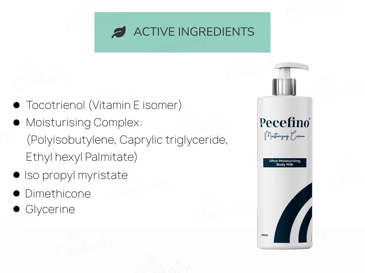 Pecefino Ultra-Moisturizing Body Milk Cream 500ml