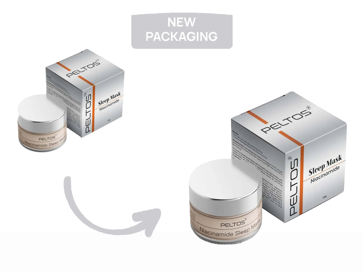 Peltos Niacinamide Sleep Mask, 45gm