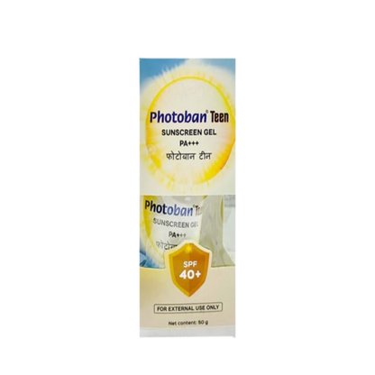 Photoban Teen Sunscreen Gel SPF 40+ PA+++ 50gm
