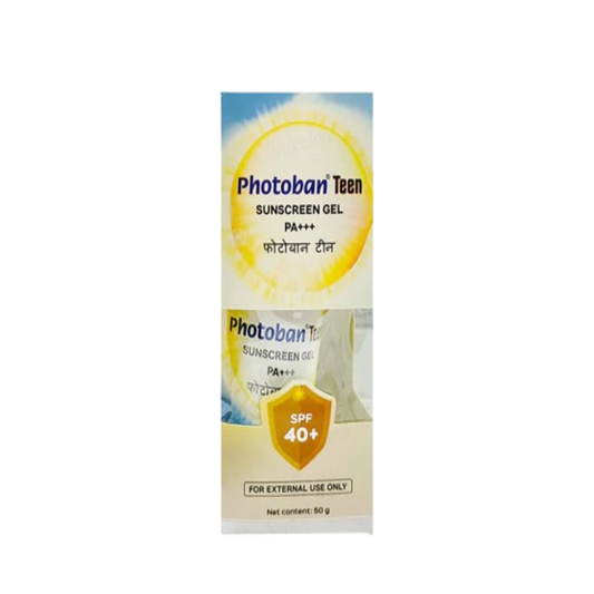 Photoban Teen Sunscreen Gel SPF 40+ PA+++ 50gm