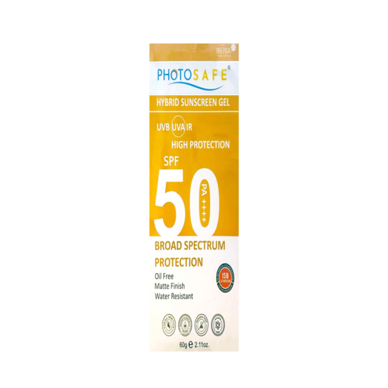 Photosafe Hybrid Broad Spectrum Sunscreen Gel SPF 50+++, 60gm