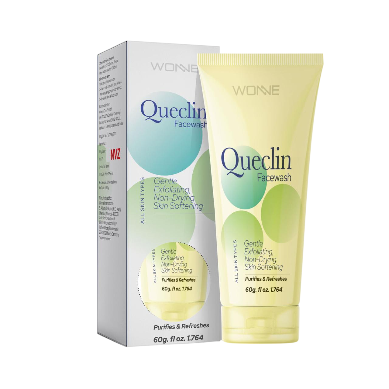 Queclin Facewash 60gm