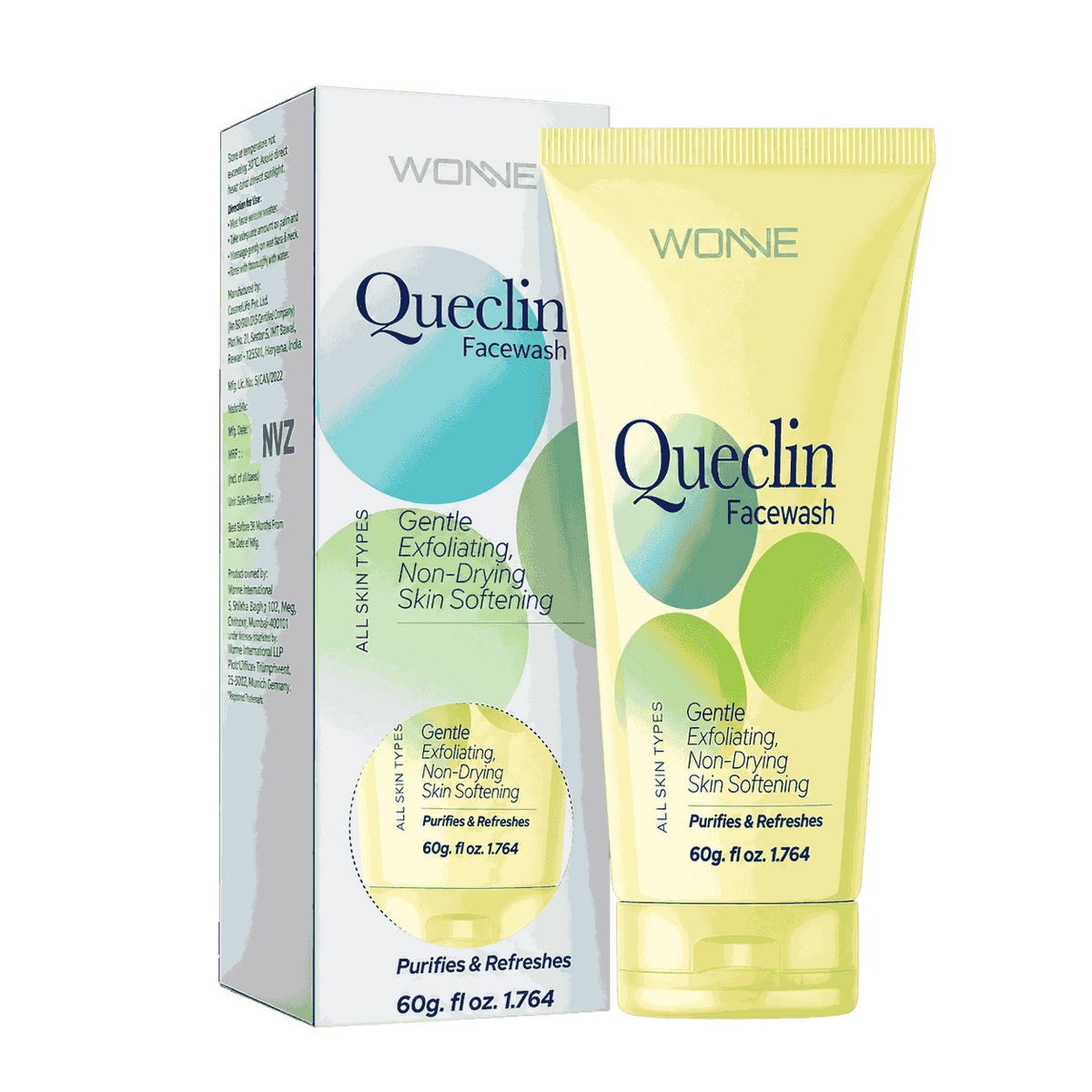Queclin Facewash 60gm