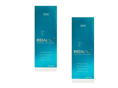 Ridacne foaming face wash,