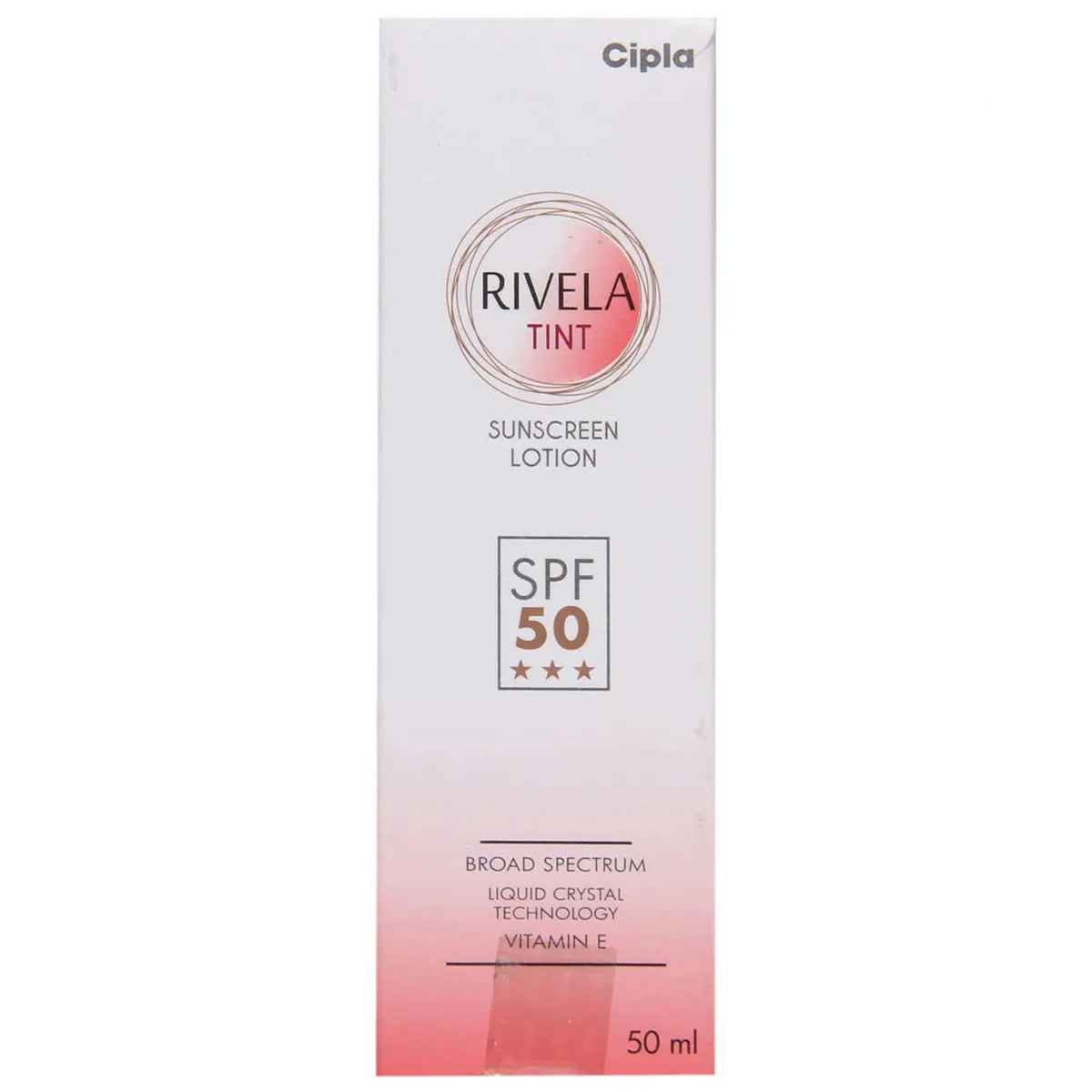 Rivela Tint Sunscreen Lotion SPF 50 (50ML)