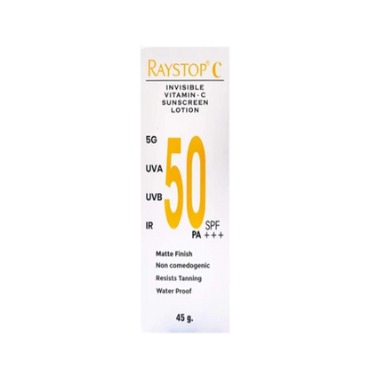 Raystop C Invisible Vitamin-C Sunscreen SPF 50 PA+++ 45gm