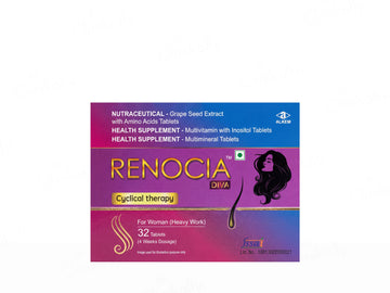 Renocia Diva Hair Cyclical Therapy Nutraceutical Tablet For Women 1 Kit