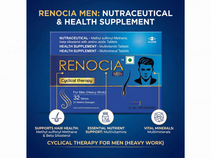 Renocia Men Hair Cyclical Therapy Nutraceutical Tablet For Men 1 Kit