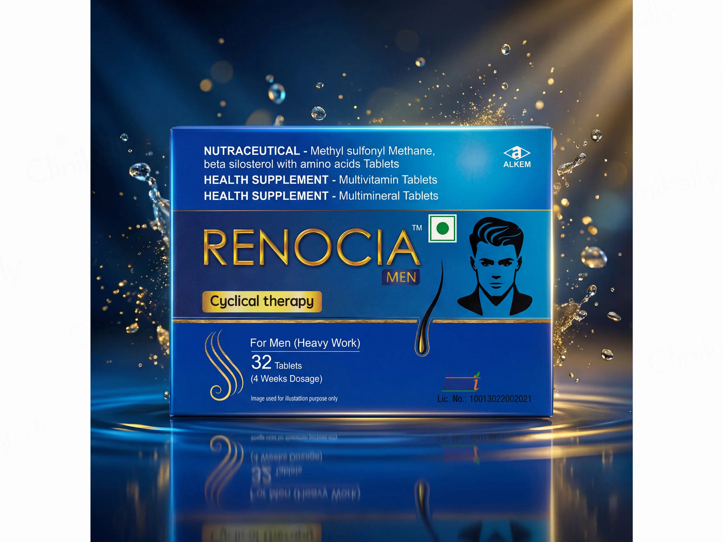 Renocia Men Hair Cyclical Therapy Nutraceutical Tablet For Men 1 Kit