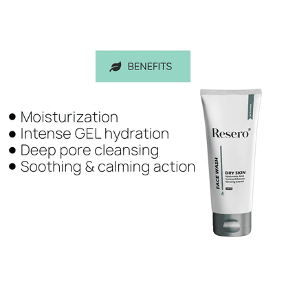 Resero Face Wash Gel For Dry Skin 100ml