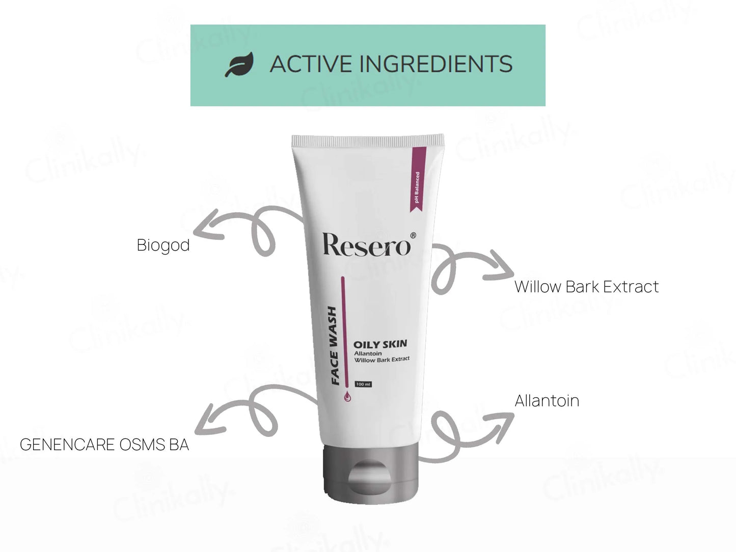 Resero Face Wash Gel For Oily Skin, 100ml