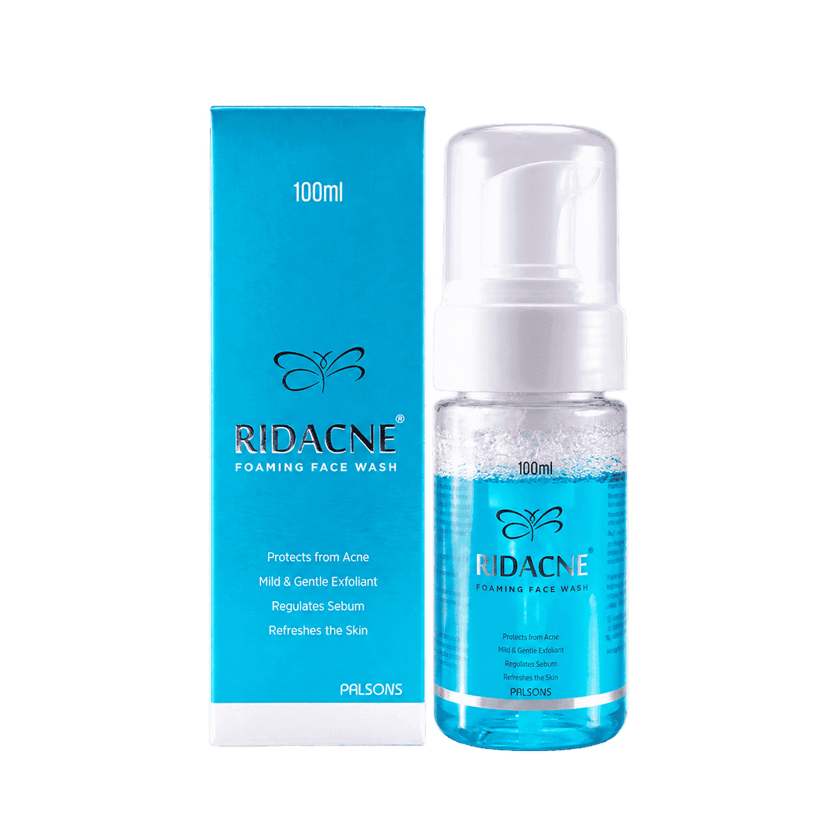 Ridacne foaming face wash