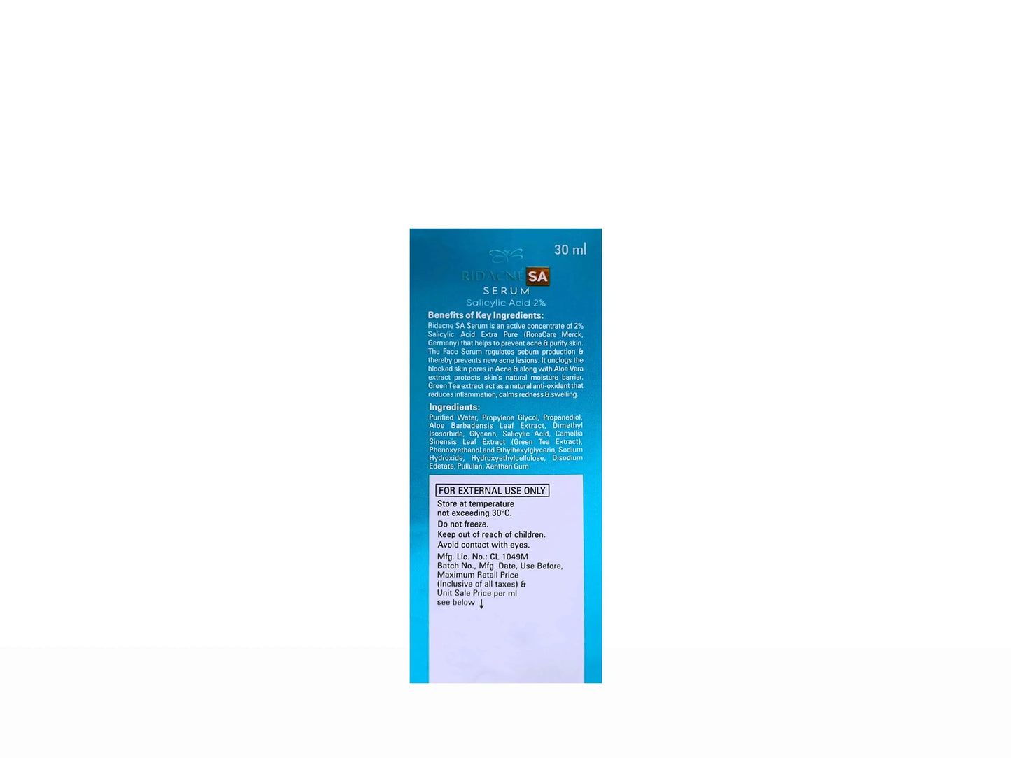 Ridacne SA Serum, 30ml