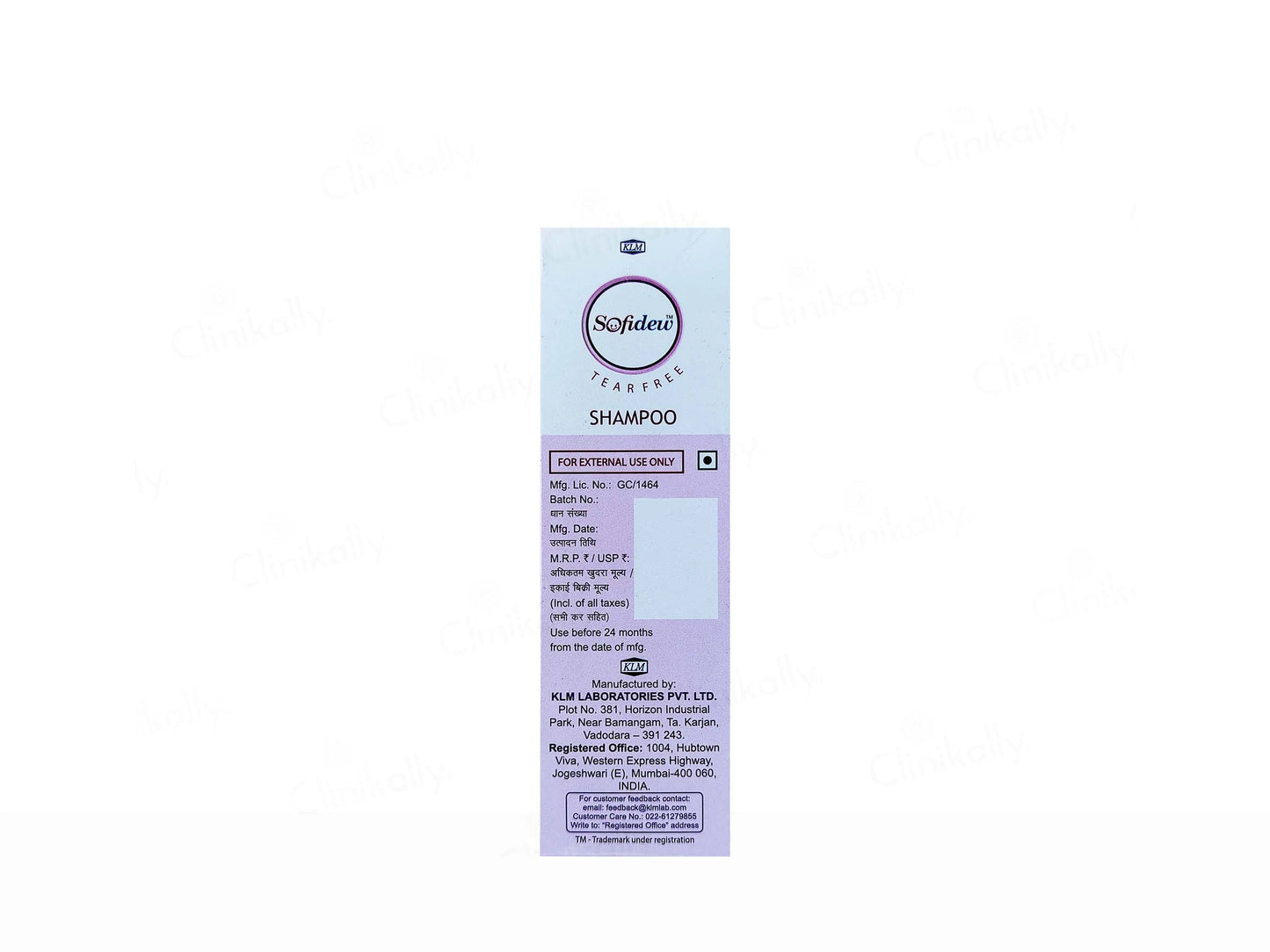 Sofidew Baby Shampoo 100ml