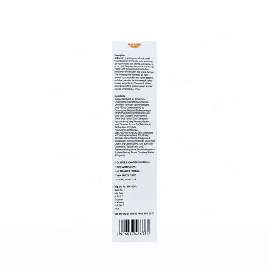 SolFactor Silicone Ultra Matte Sunscreen Gel SPF 50 PA+++ 50ml
