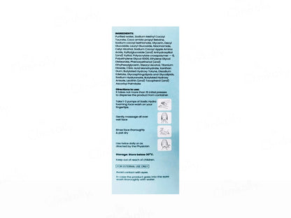Saslic Hydra Foaming Cream-To-Foam Face Wash 100ml