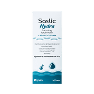 Saslic Hydra Foaming Cream-To-Foam Face Wash 100ml