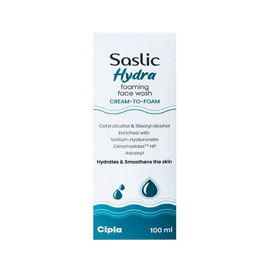 Saslic Hydra Foaming Cream-To-Foam Face Wash 100ml