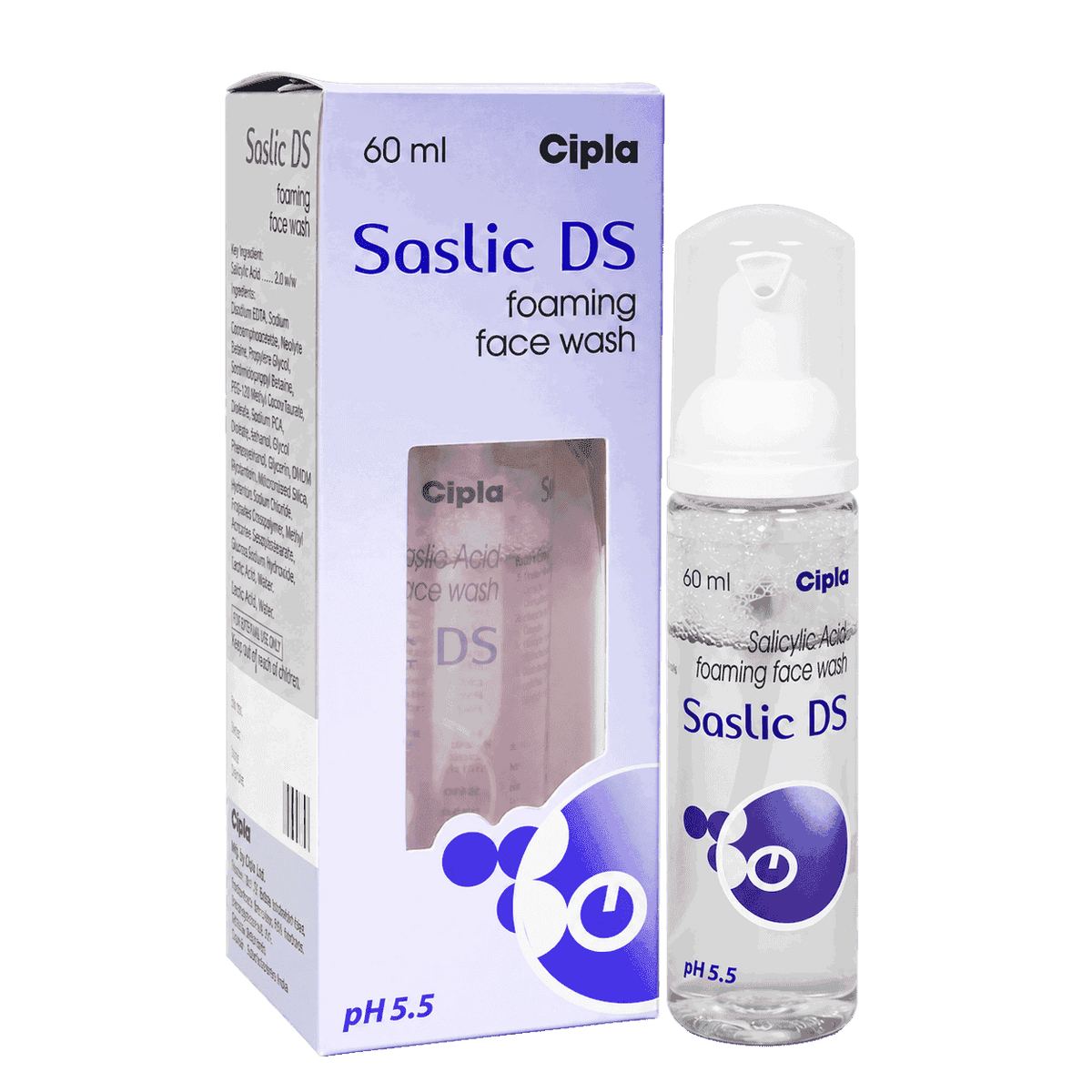 Saslic DS Foaming Face Wash