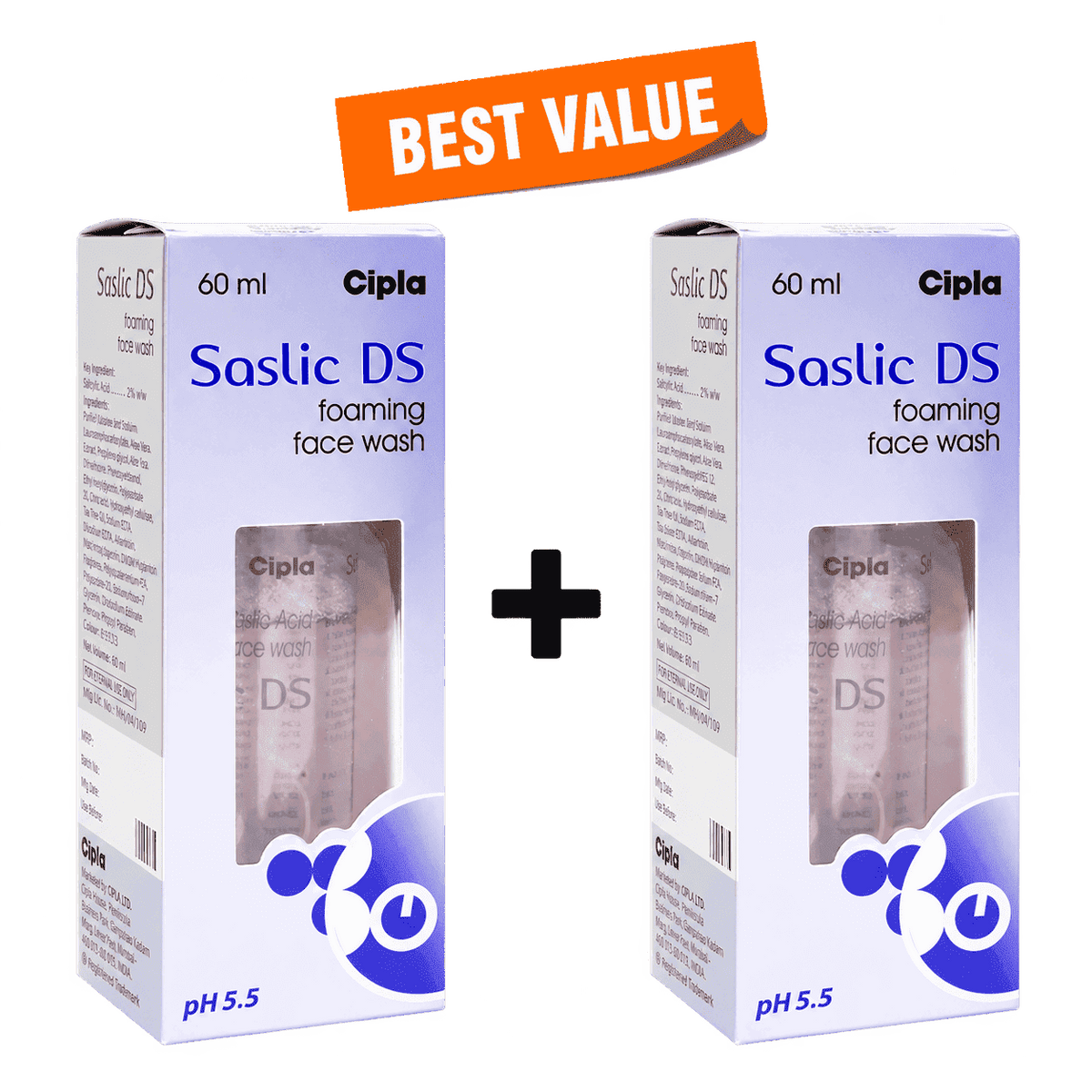 Saslic DS Foaming Face Wash