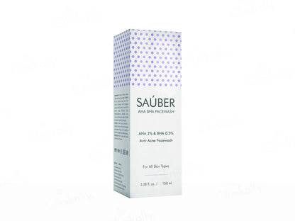 Sauber AHA BHA Facewash 100ml