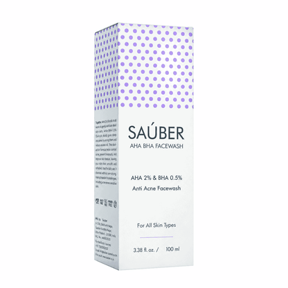 Sauber AHA BHA Facewash 100ml
