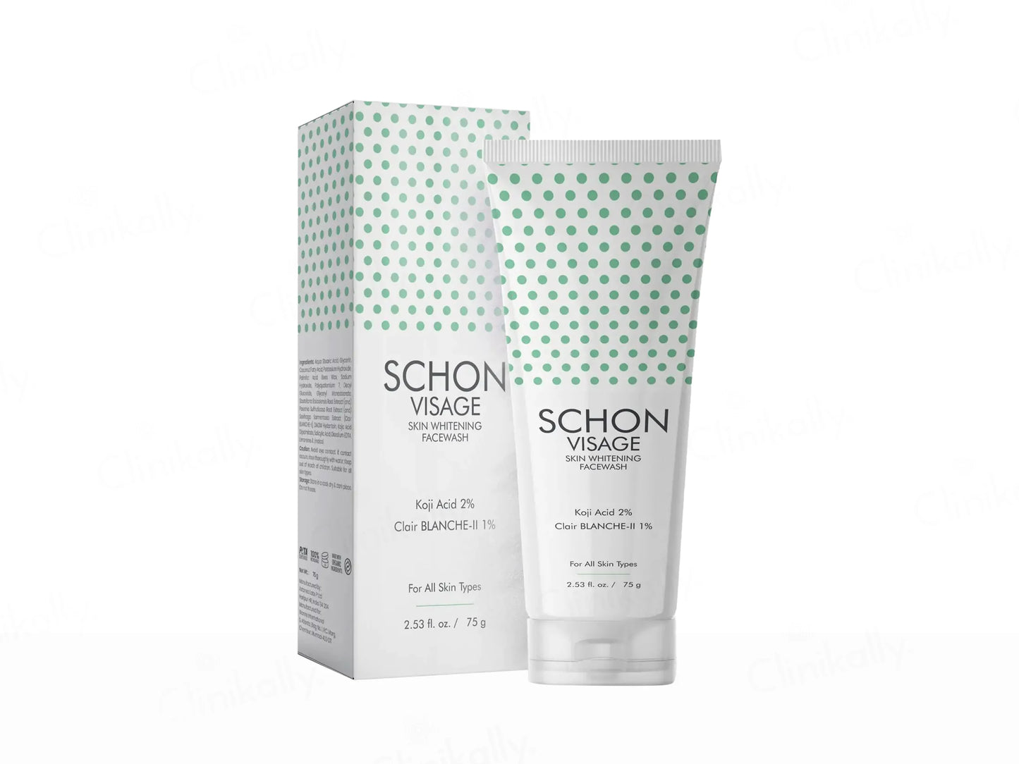 Schon Visage Skin Whitening Facewash 75gm