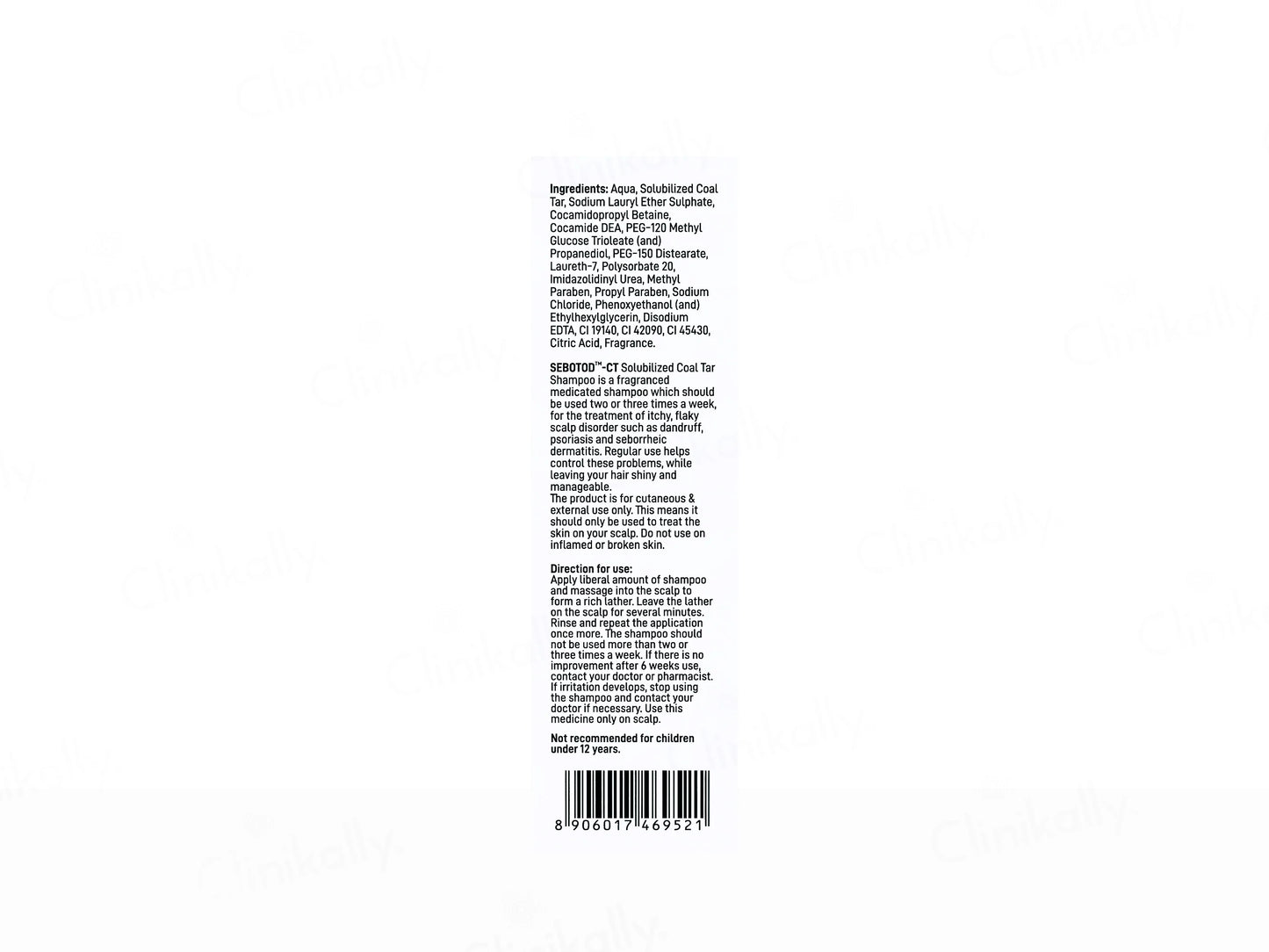 Sebotod CT Shampoo, 100ml