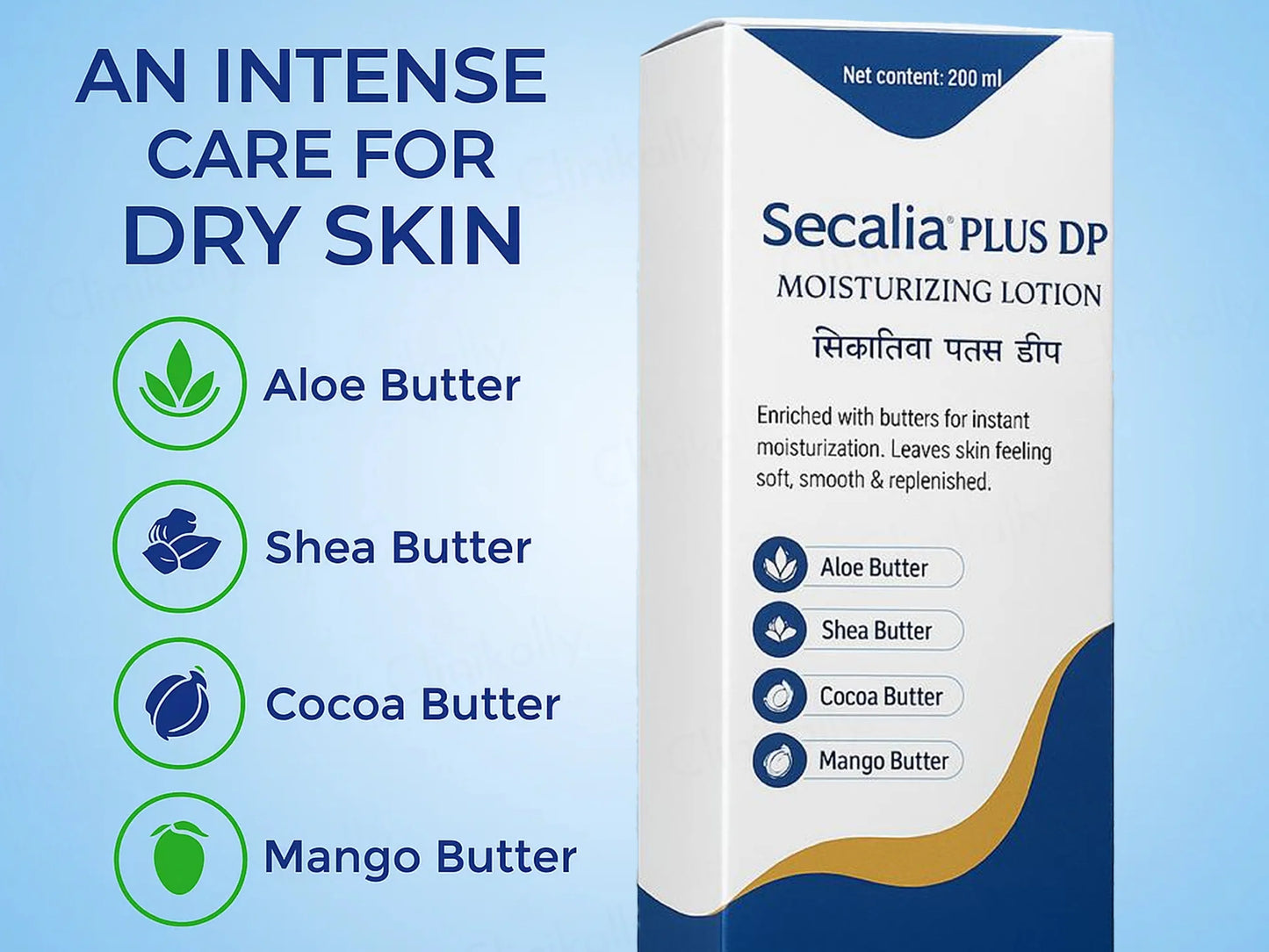 Secalia Plus DP Moisturizing Lotion, 200ml