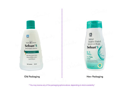 Selsun-S Shampoo + Conditioner, 120ml