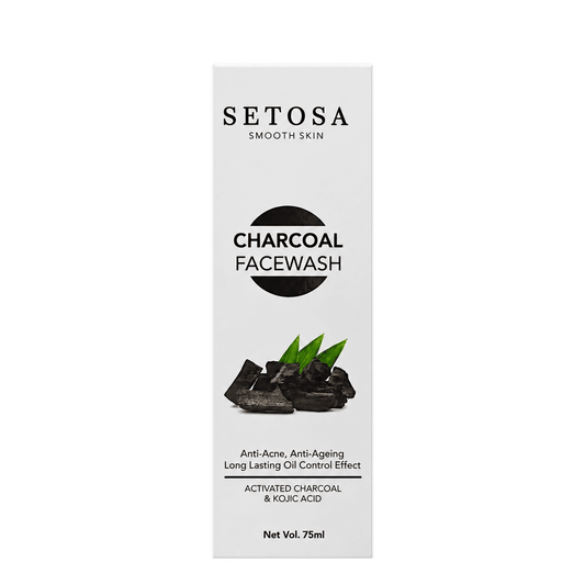 Setosa Smooth Skin Charcoal Face Wash 75ml