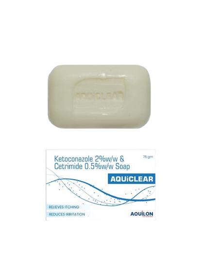 AQUICLEAR SOAP 75gm, pack of 3