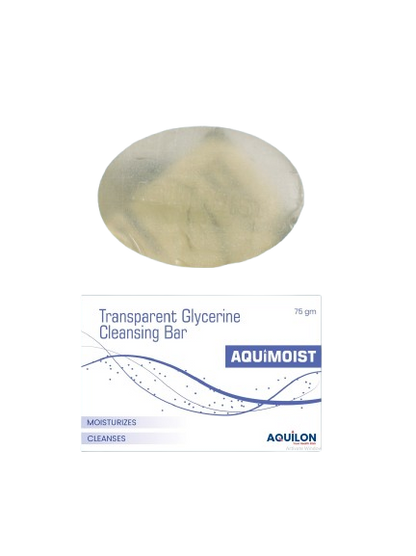 AQUIMOIST Transparent SOAP 75gm, pack of 4