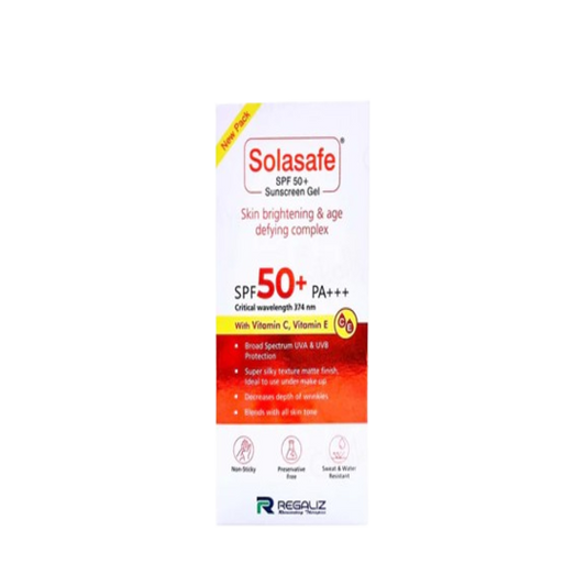 Solasafe Spf 50+ Sunscreen Gel, 50gm