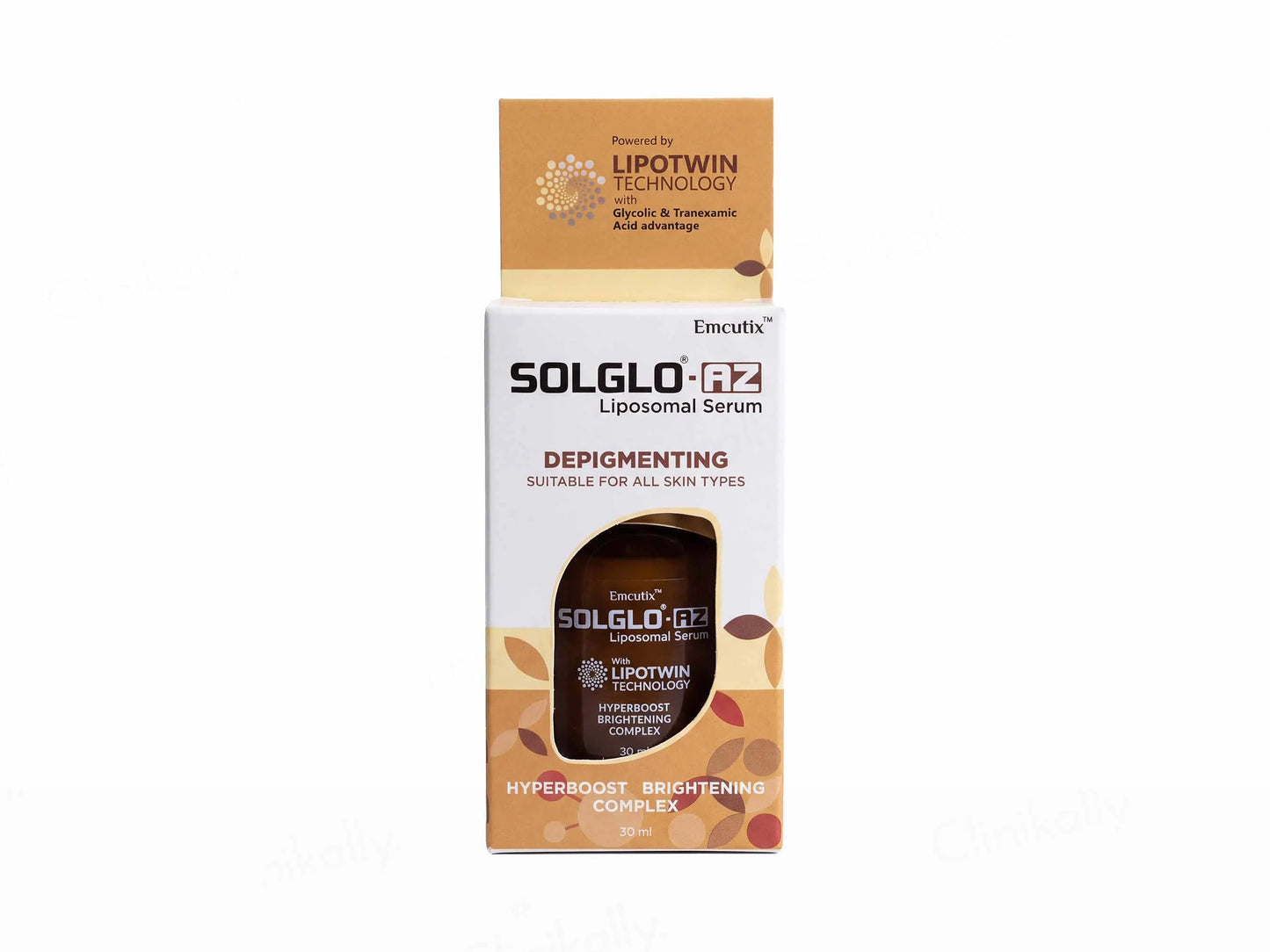 Solglo-AZ Depigmenting Liposomal Serum, 30ml