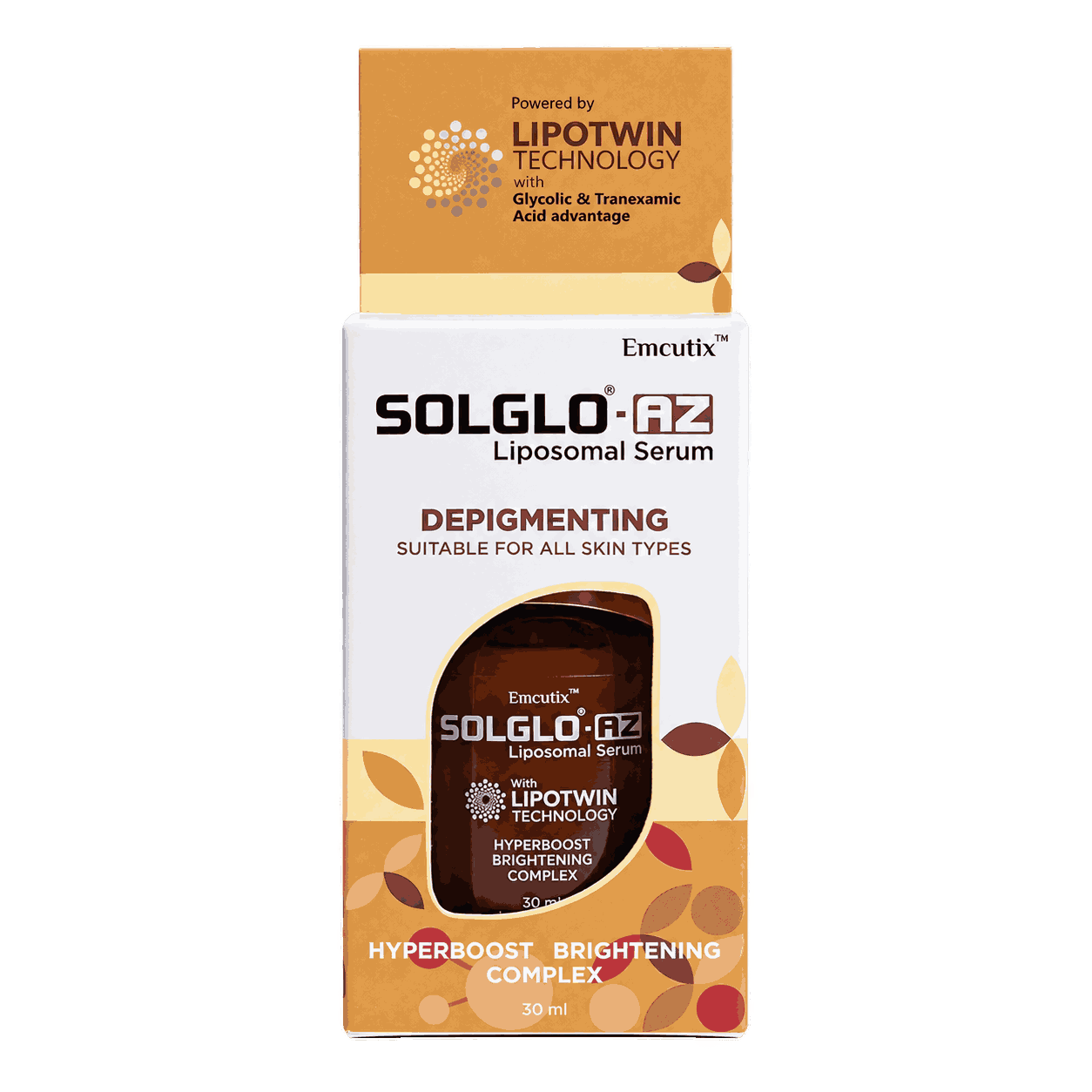 Solglo-AZ Depigmenting Liposomal Serum 30ml