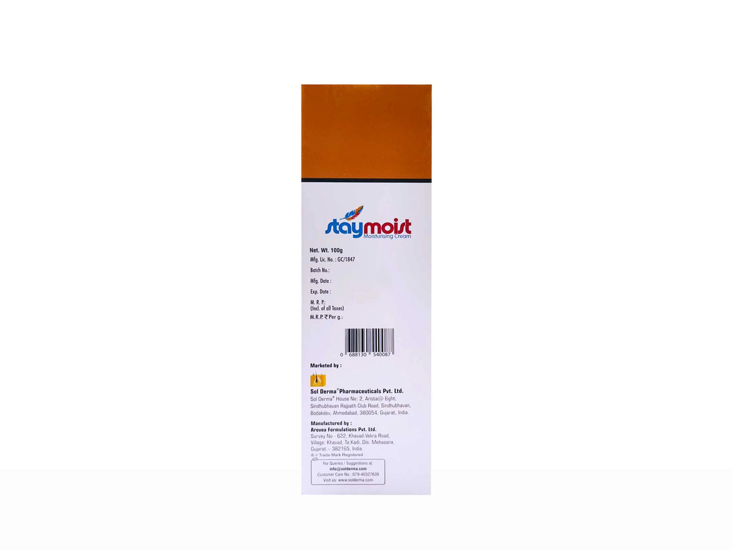 StayMoist Moisturising Cream 100gm
